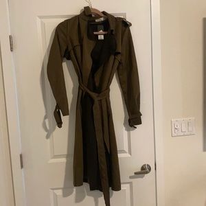 Brand new lightweight olive green peacoat